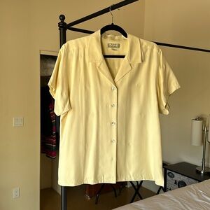 Tommy Bahama silk collared shirt